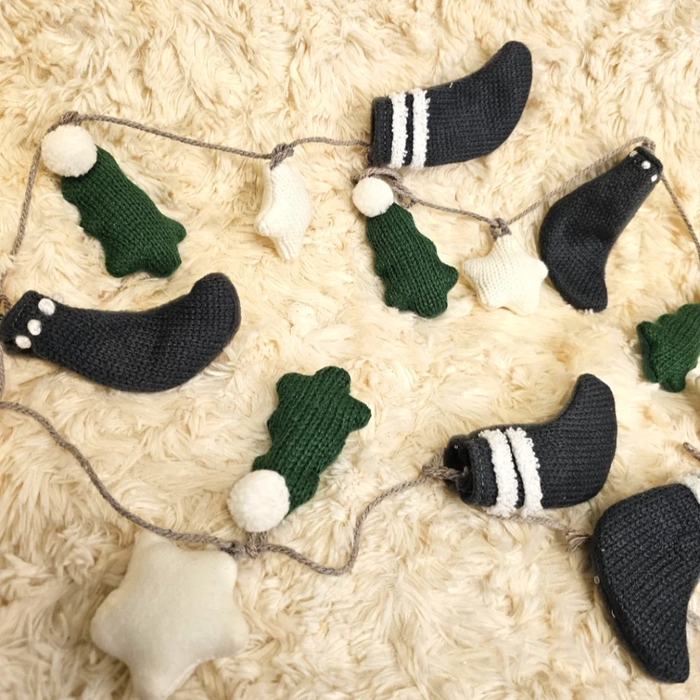 Knitted Handmade Garland